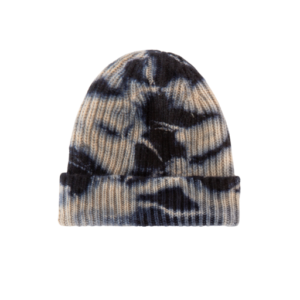 Patterned Ribbed Knit Beanie Winter Cap