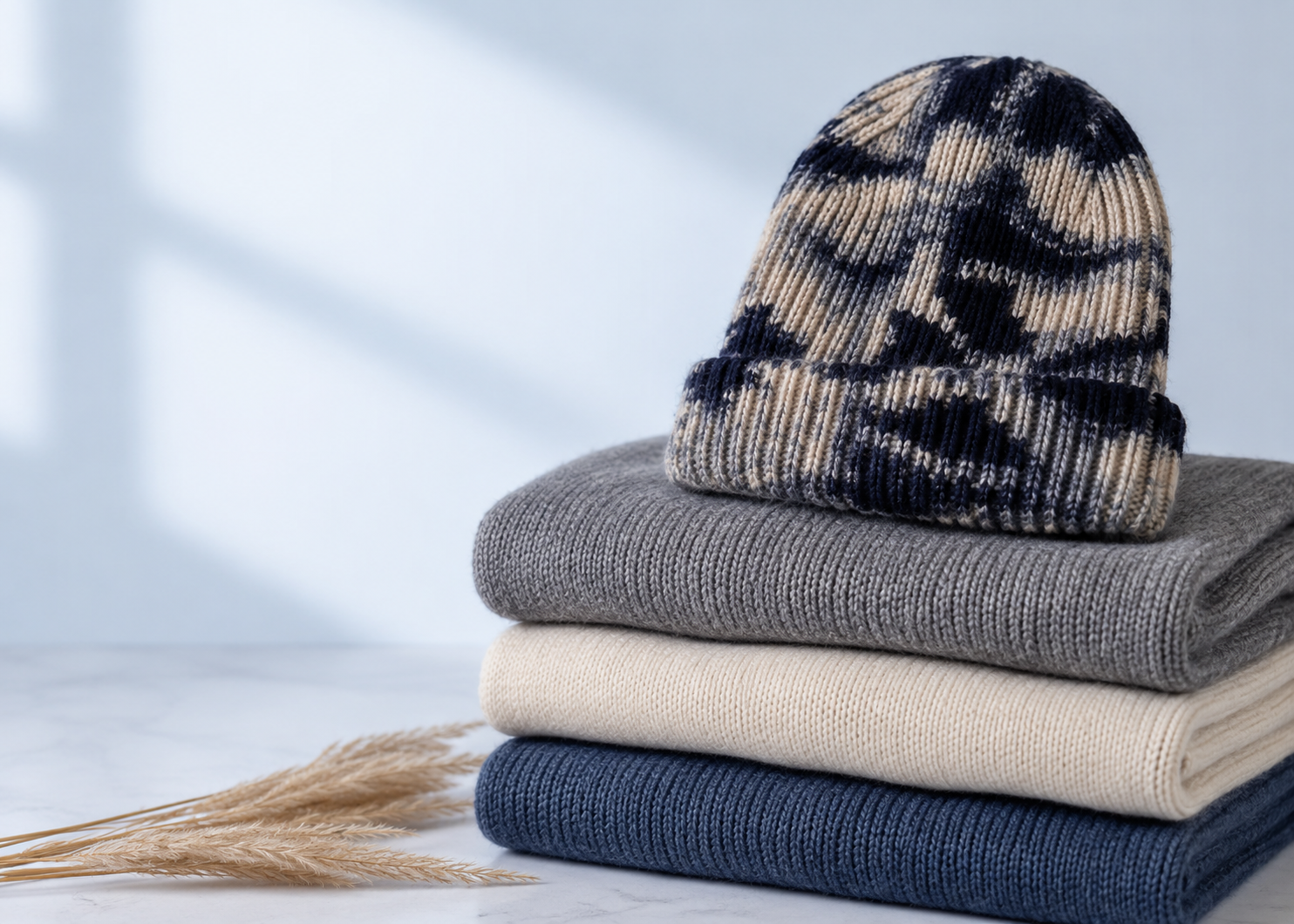 Mourven Knit Caps and Knit Sweaters
